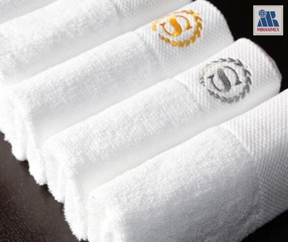Standard cotton towels for hotels