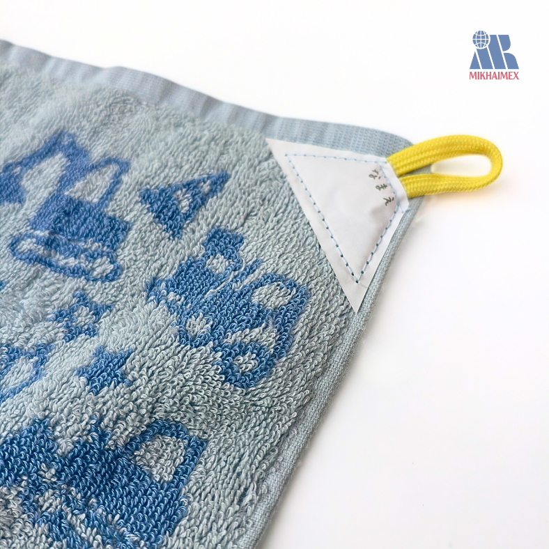 Hand Towel With Hanging Loop – Toy Pattern