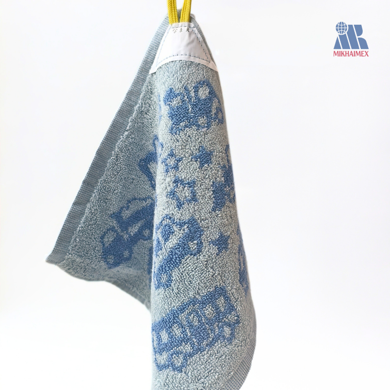 Hand Towel With Hanging Loop – Toy Pattern