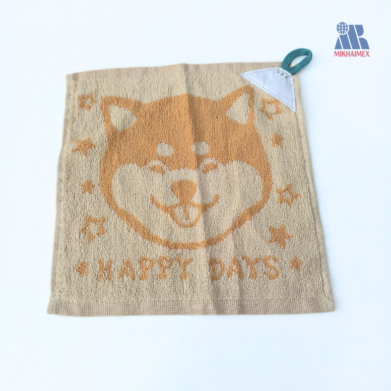 Shiba Pattern Hanging Hand Towel Shiba Pattern Hanging Hand Towel